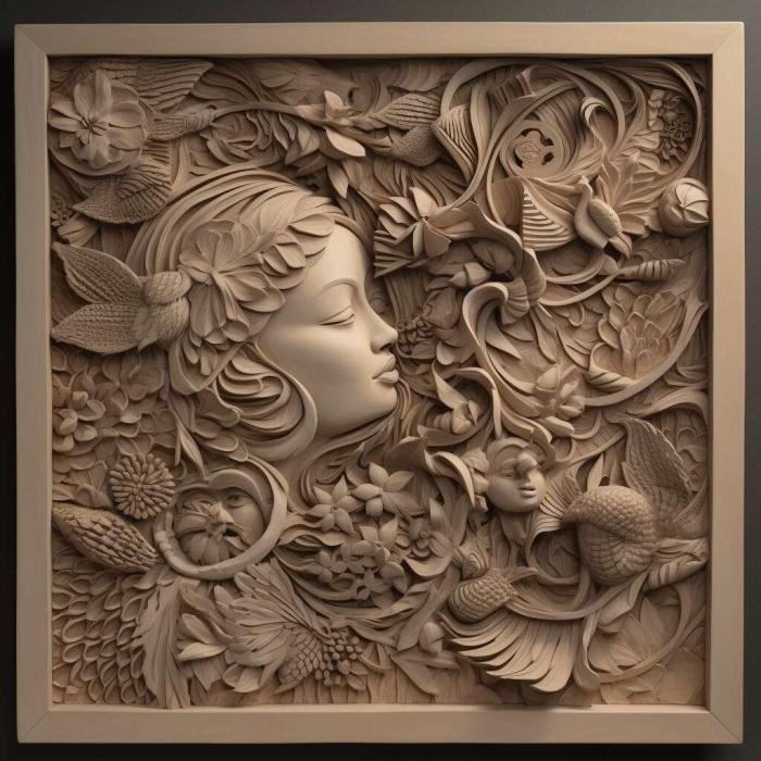 نموذج ثلاثي الأبعاد لآلة CNC 3D Art 